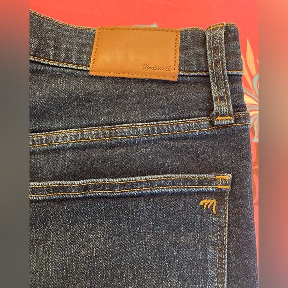 NWOT MADEWELL HIGH RISE SKINNY BUTTON FLY RAW HEM JEANS SIZE 30 - Picture 3 of 7
